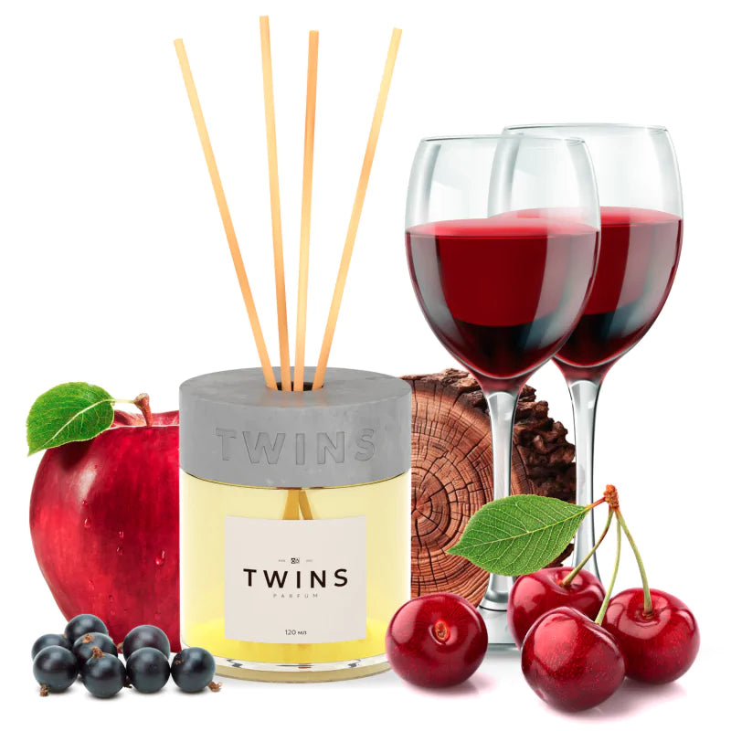 TWINS Lost Cherry Home Diffuser – Dark Cherry Elegance | 120 ml