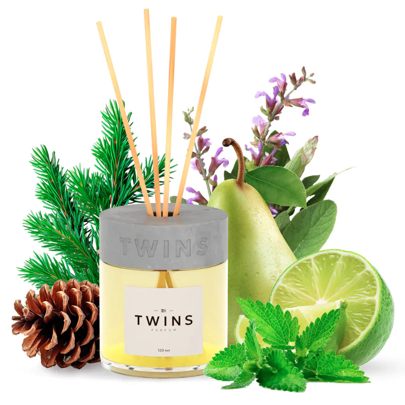 TWINS Patchouli Balsam Home Diffuser – Grounding, Warm & Harmoniously Woody | 120 ml