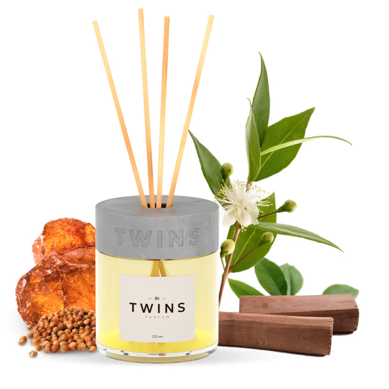 TWINS Sandal Wood Home Diffuser – Sacred, Calm & Spiritually Grounding | 120 ml
