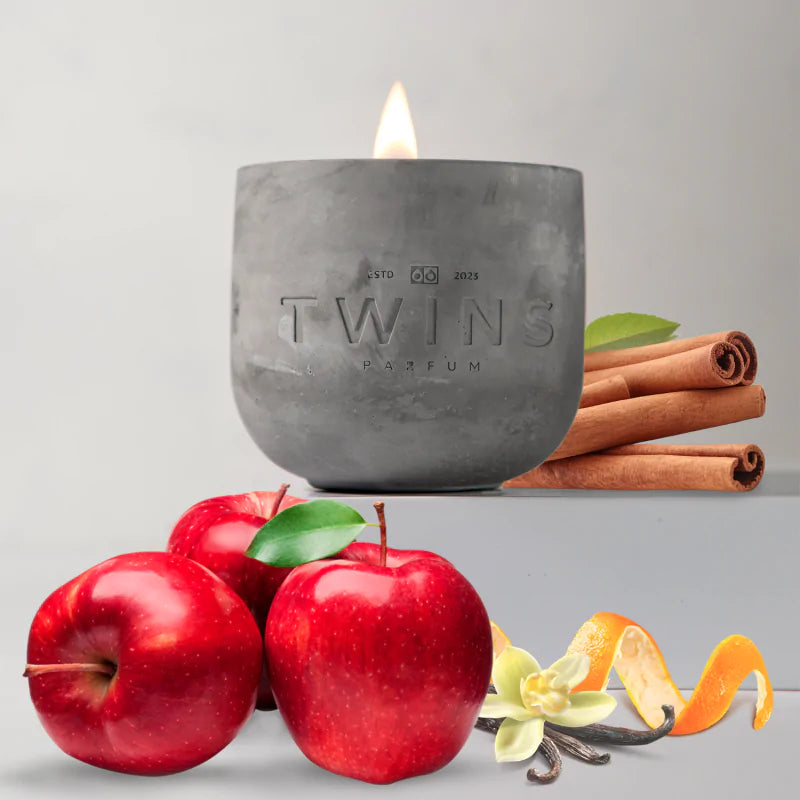 TWINS Apple Harvest Scented Candle – Cozy Autumn Vibes | 600 g