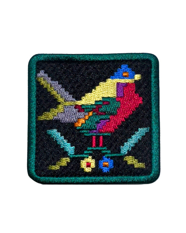 Brooch "This is a Bird," Colorful