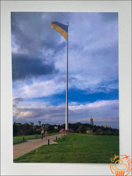 Postcard "Kyiv Flag"