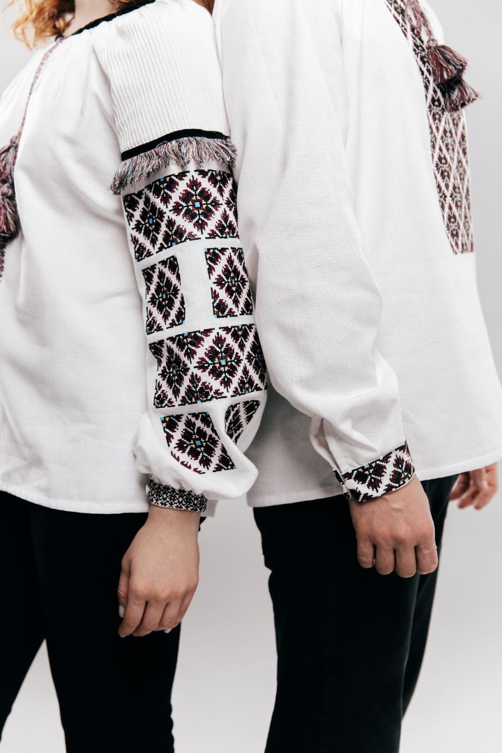 Women’s Vyshyvanka with Fringed Sleeves