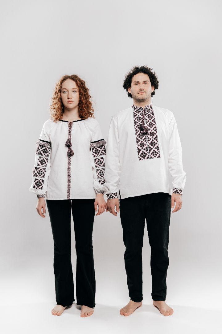 Women’s Vyshyvanka with Fringed Sleeves