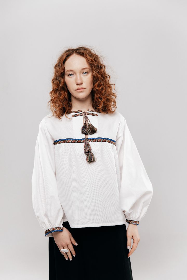 Women’s Vyshyvanka with Horizontal Embroidery