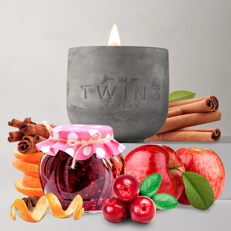 TWINS Grandma's Jam Scented Candle – Cozy & Fruity Comfort | 600 g