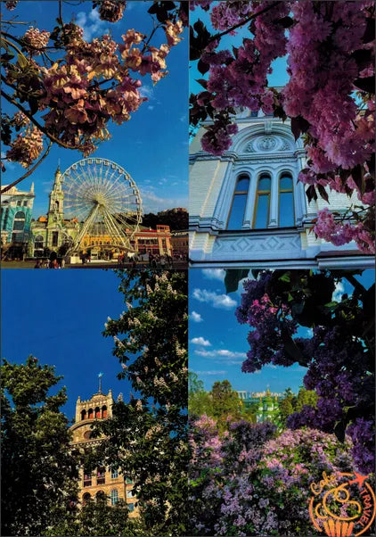 Postcard Set "Blooming Kyiv"