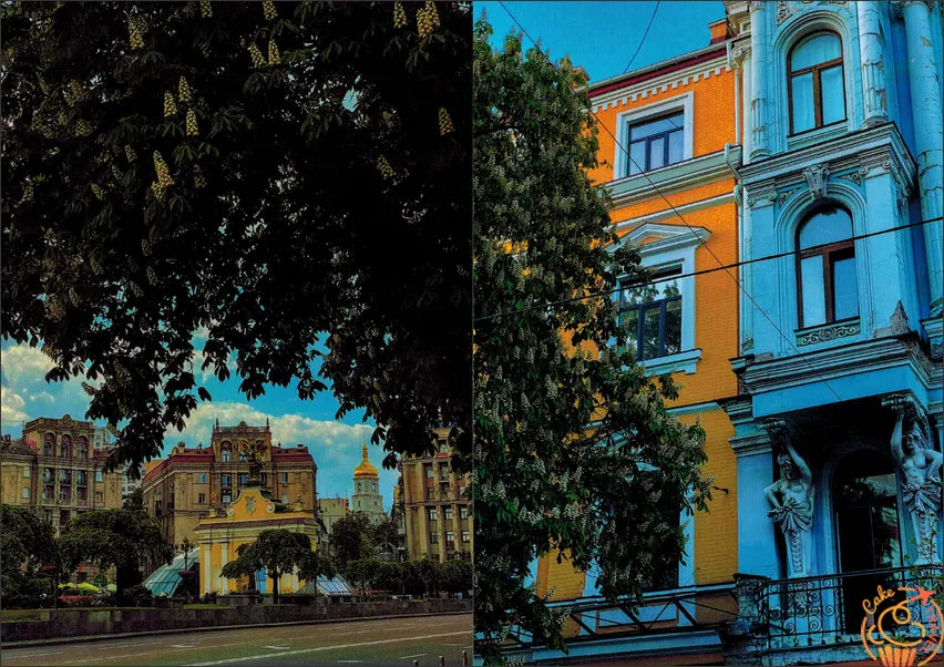 Postcard Set "Blooming Kyiv"