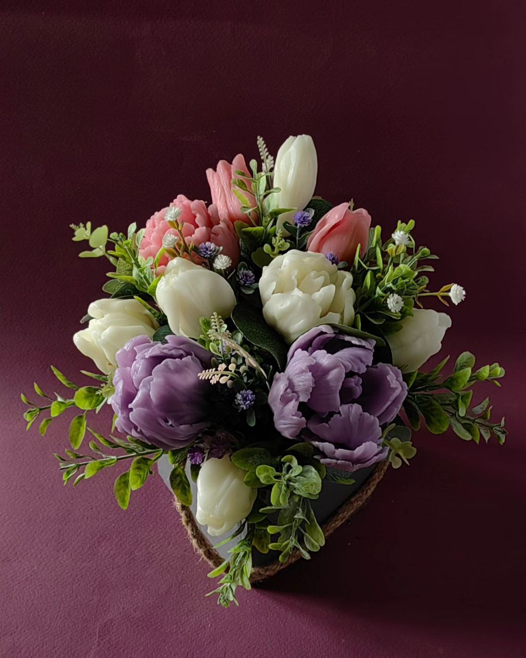 Soap Flower Bouquet – Handmade Floral Gift