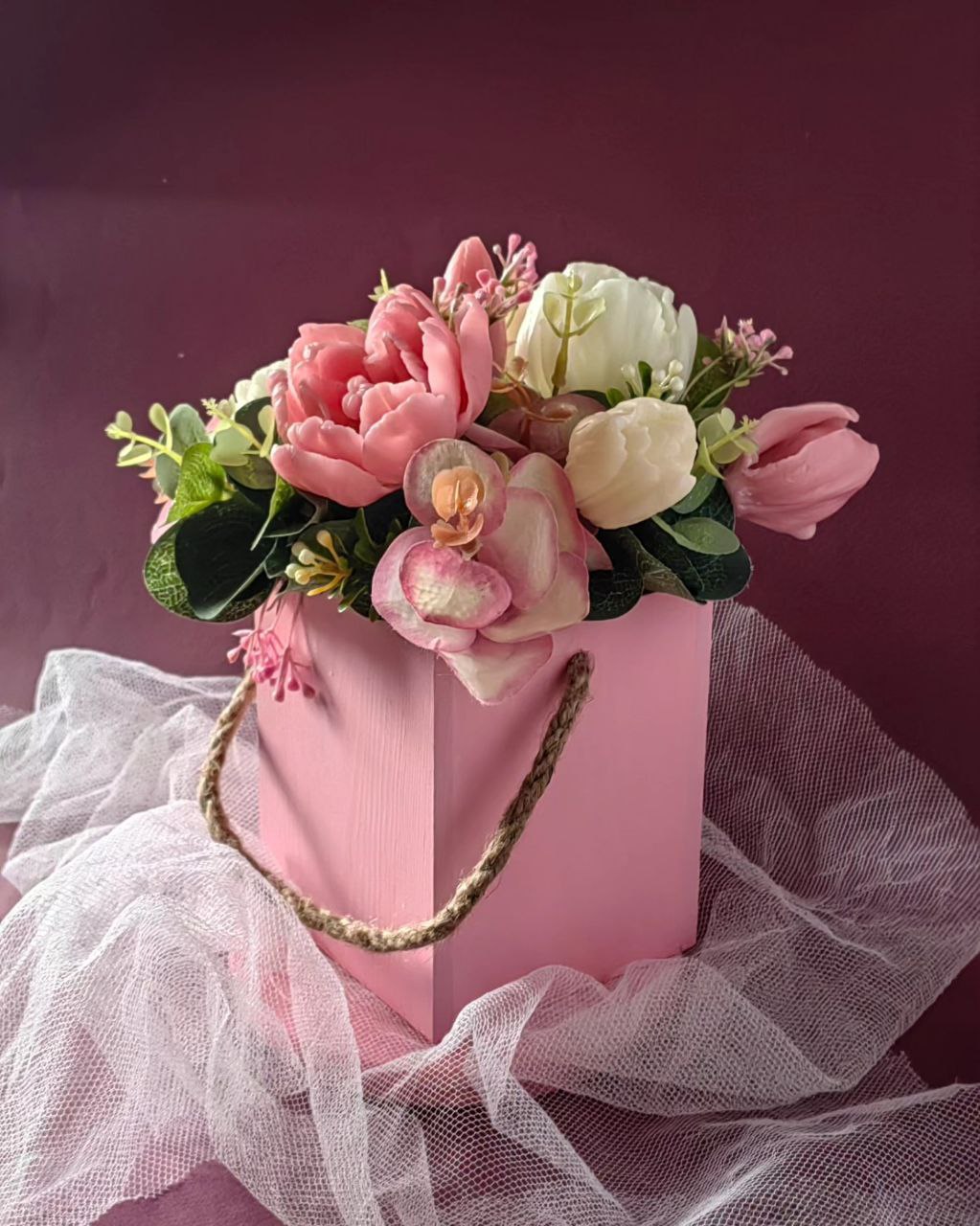 Soap Flower Bouquet – Handmade Floral Gift