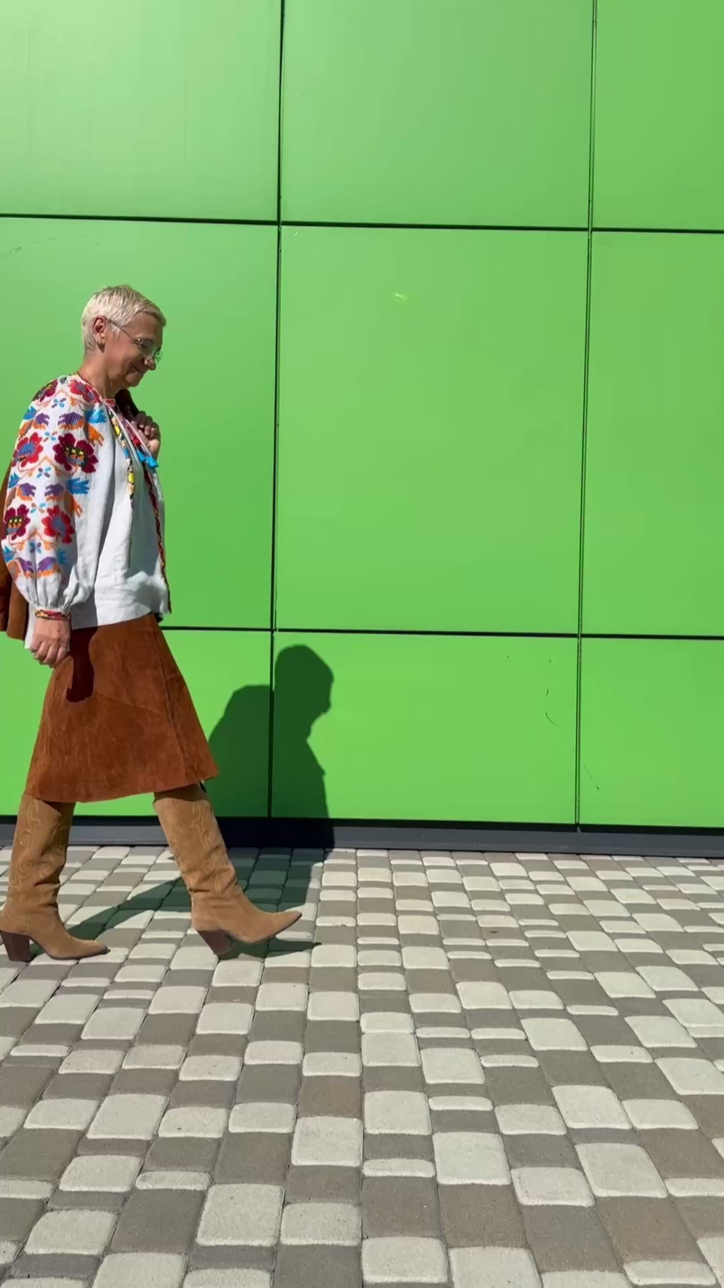 Exclusive Handmade Vyshyvanka On Grey Linen