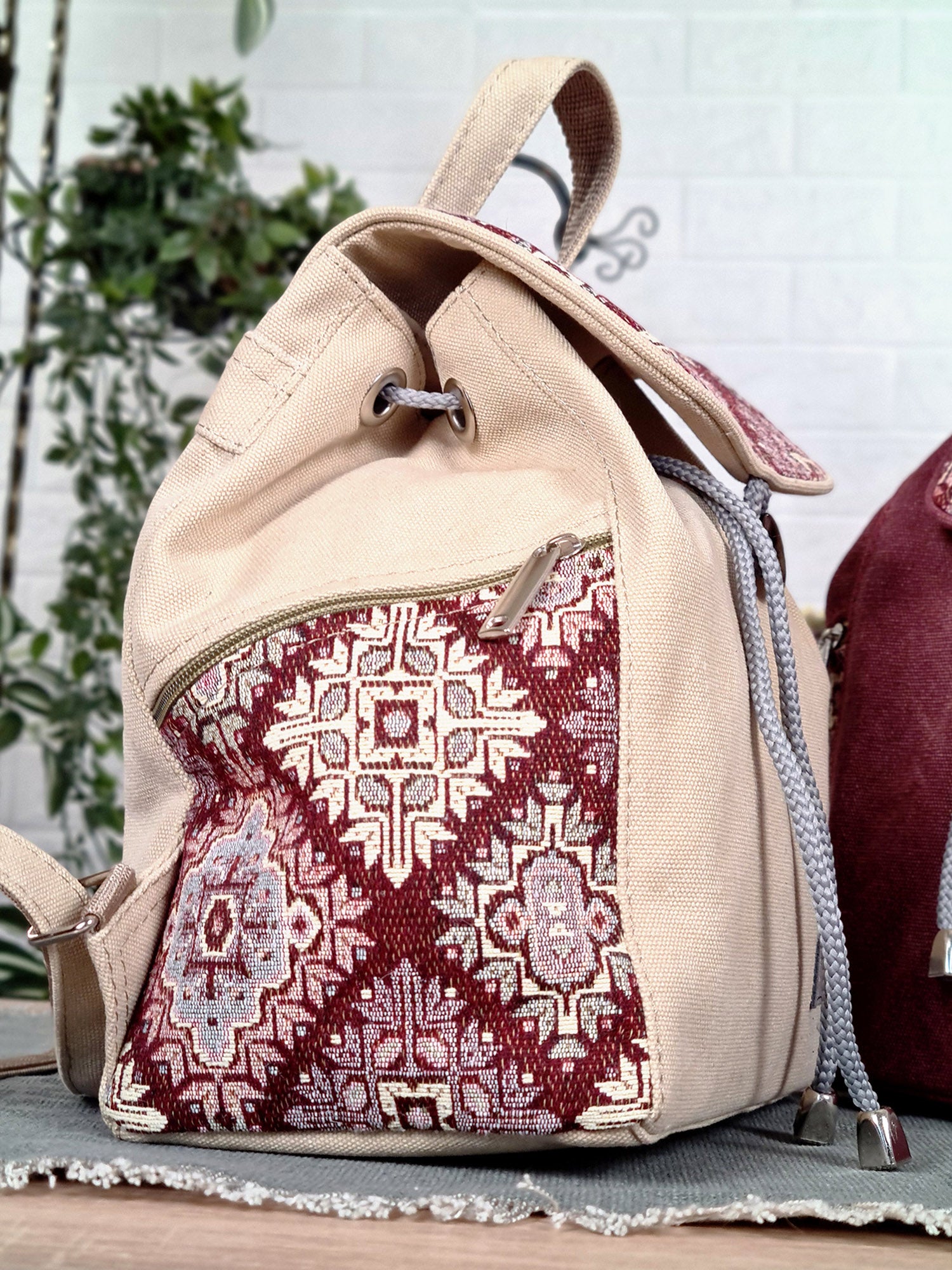 Ethnic Pattern Backpack