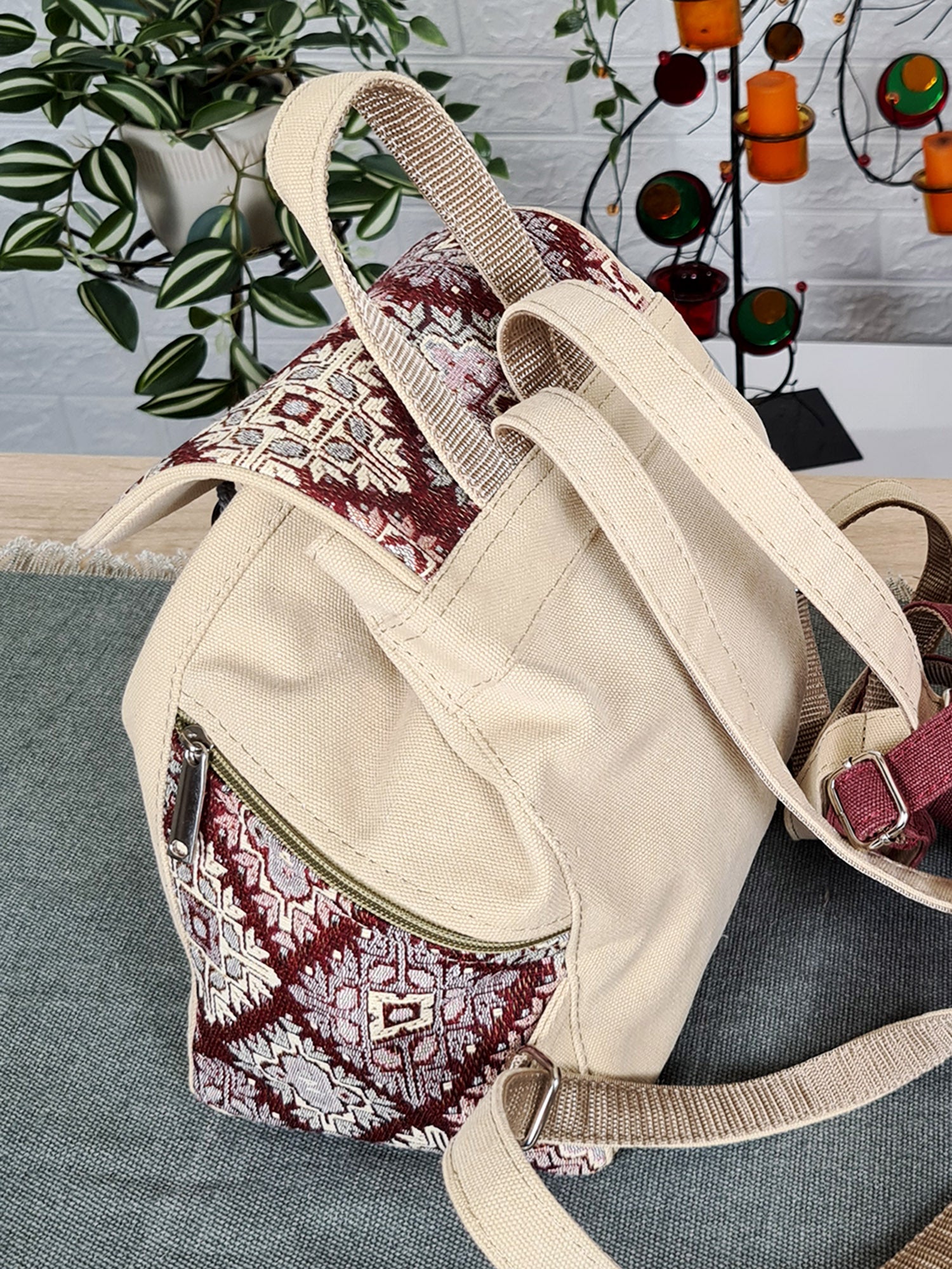 Ethnic Pattern Backpack