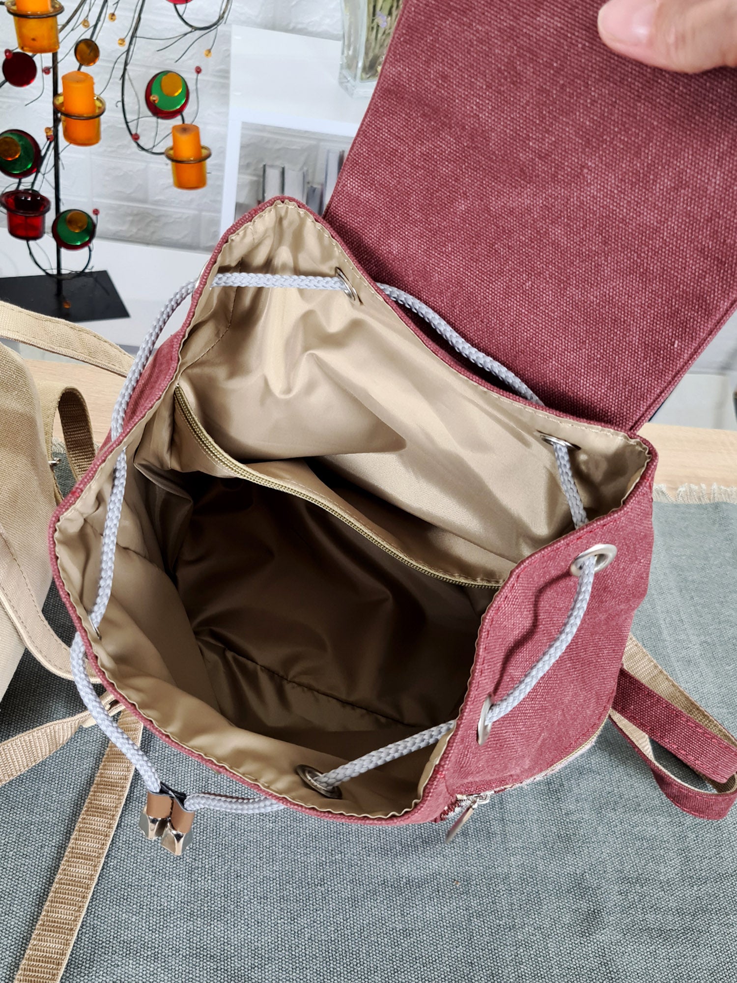 Ethnic Pattern Backpack