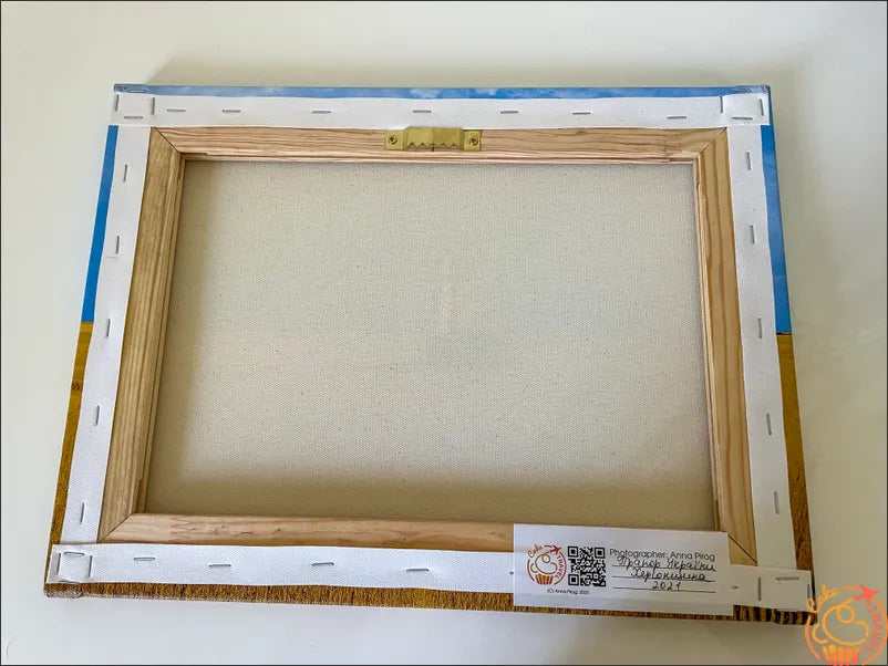 Canvas 30x40 "Flag of Ukraine"
